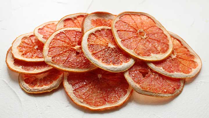 گریپ فروت خشک شده خوشمزه و مخصوص