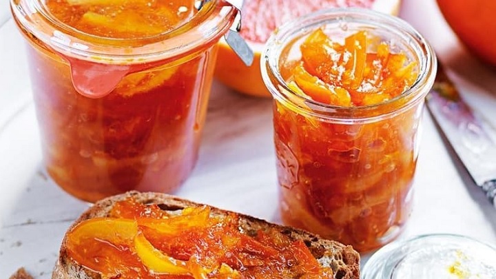 طرز تهیه مربای پوست گریپ فروت خانگی طرز تهیه مربای پوست گریپ فروت خانگی