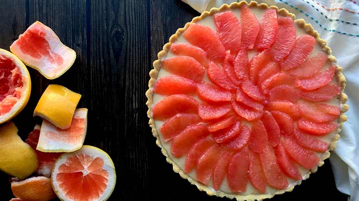 نکات و فوت و فن‌های تهیه تارت گریپ فروت خوشمزه
