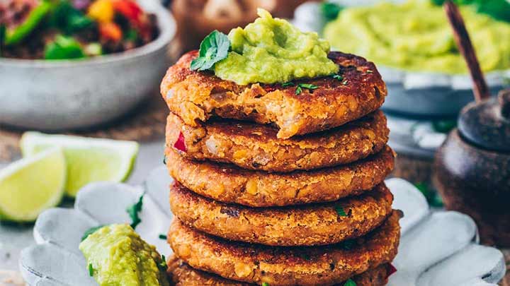 مراحل تهیه کتلت عدس مراحل تهیه کتلت عدس