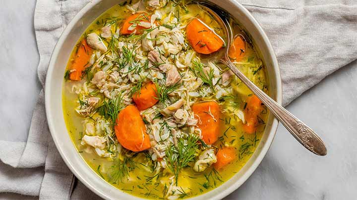 مراحل تهیه سوپ برنج مراحل تهیه سوپ برنج