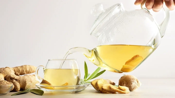 رفع سردرد در زمستان با نوشیدن دمنوش زنجبیل