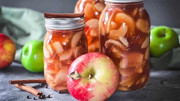 چند فوت و فن کوزه‌گری در تهیه کمپوت سیب