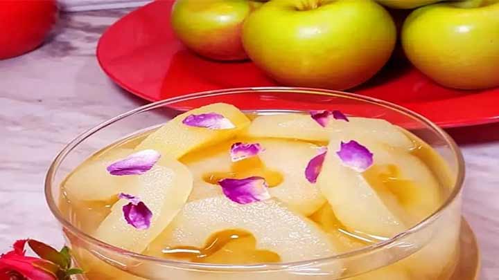 رسپی کمپوت سیب خانگی