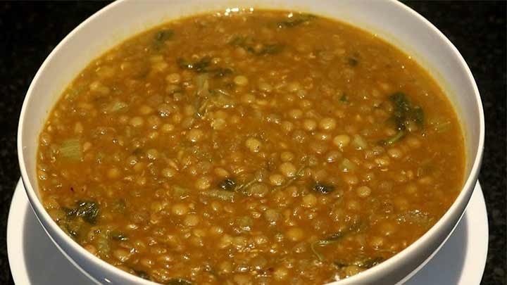 مراحل تهیه آش عدس مراحل تهیه آش عدس