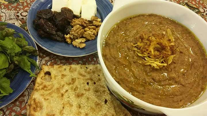 دستور پخت آش گوشت خوشمزه به روش بوشهری