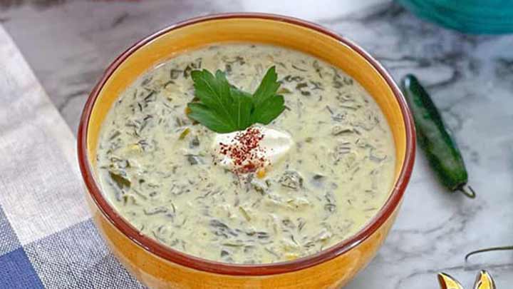 مراحل پخت آش ماست و لپه مراحل پخت آش ماست و لپه
