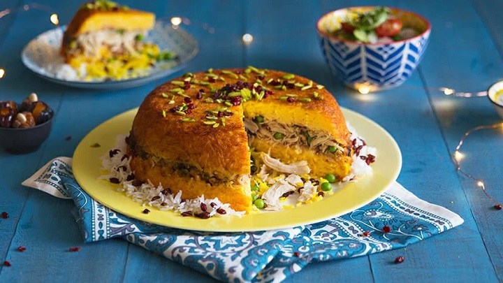 طرز تهیه ته چین مرغ و قارچ بدون ماست طرز تهیه ته چین مرغ و قارچ بدون ماست