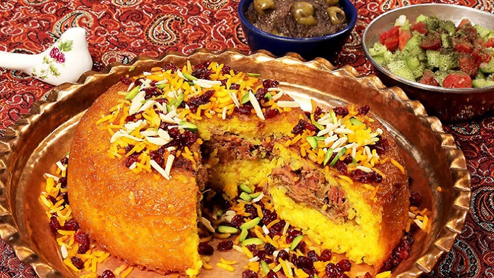 طرز تهیه ته چین مرغ و قارچ در فر طرز تهیه ته چین مرغ و قارچ در فر