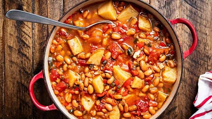 خوراک لوبیا چیتی از غذاهای کم هزینه و ارزان