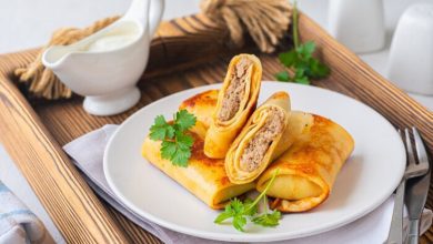 طرز تهیه پنکیک گوشت چرخکرده