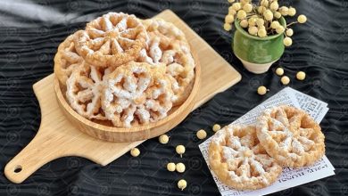 طرز تهیه "شیرینی پنجره ای"؛ همان نان پنجرهای با قالب و بدون قالب