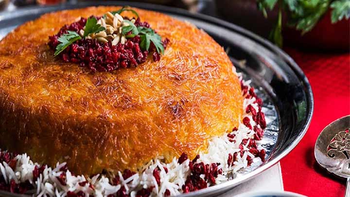 ته چین مرغ و قارچ؛مخصوص مهمانی ته چین مرغ و قارچ؛مخصوص مهمانی