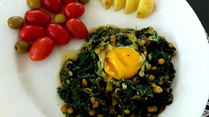 مراحل تهیه تره اسفناج اردبیل مراحل تهیه تره اسفناج اردبیل