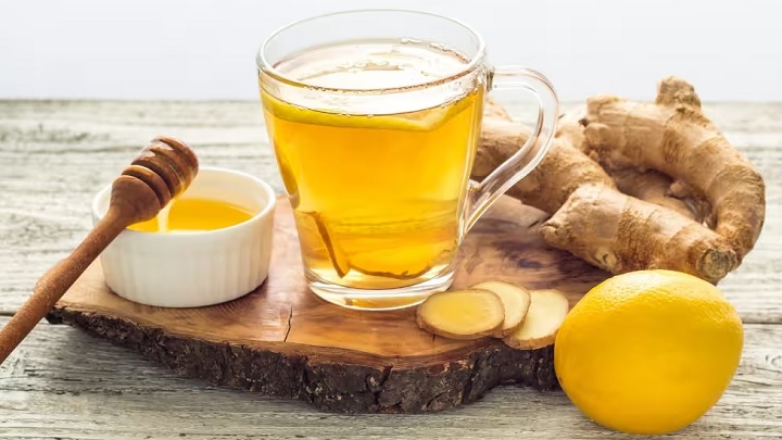 دمنوش زنجبیل برای درمان سزیع خلط گلو