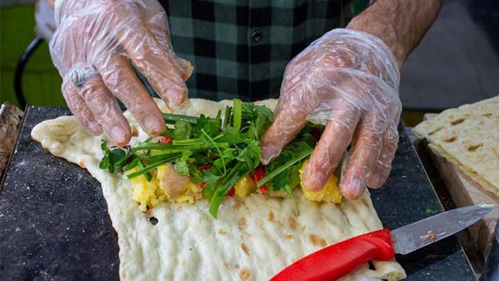 مراحل تهیه یرآلما کبابی مراحل تهیه یرآلما کبابی
