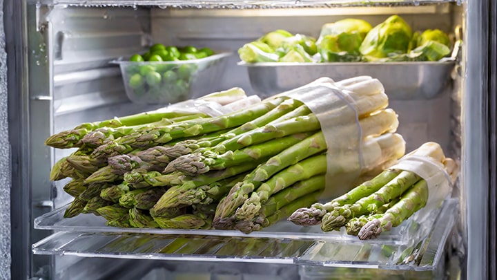 مارچوبه در یخچال فاسد می‌شود