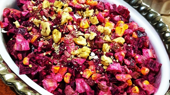 نکات و فوت و فن‌های تهیه سالاد لبو و سیب زمینی