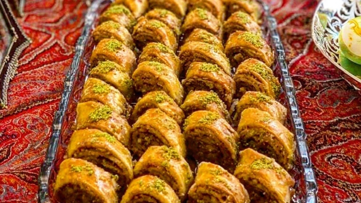 طرز تهیه شیرینی بیساق طرز تهیه شیرینی بیساق