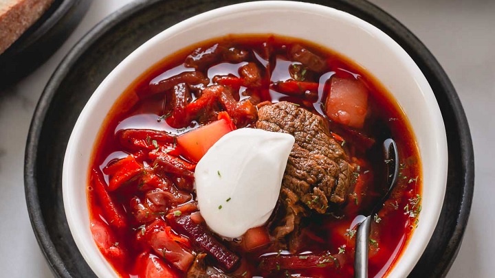 طرز تهیه سوپ برش با گوشت طرز تهیه سوپ برش با گوشت