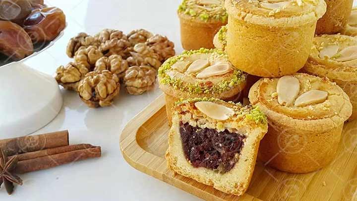 طرز تهیه تارتلت خرما