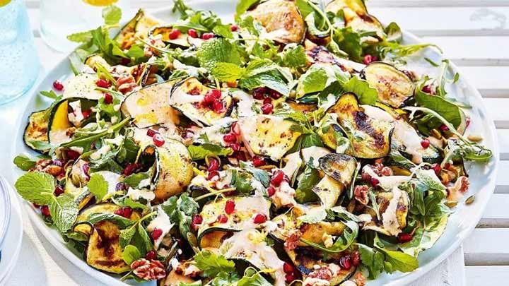 سالاد رژیمی بادمجان سالاد رژیمی بادمجان