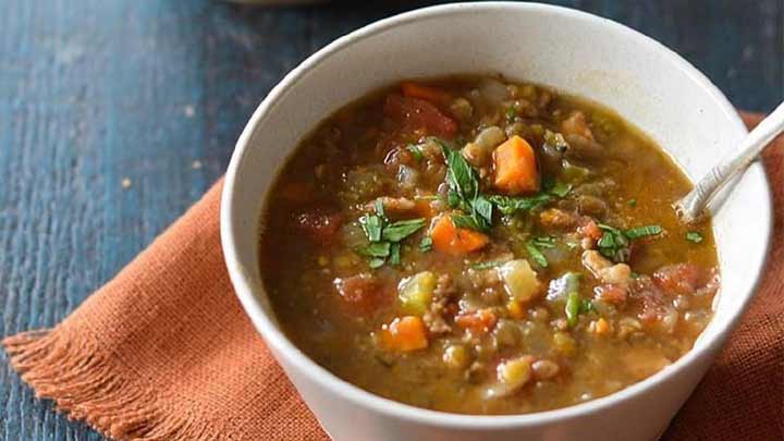 طرز تهیه سوپ عدس فرانسوی طرز تهیه سوپ عدس فرانسوی