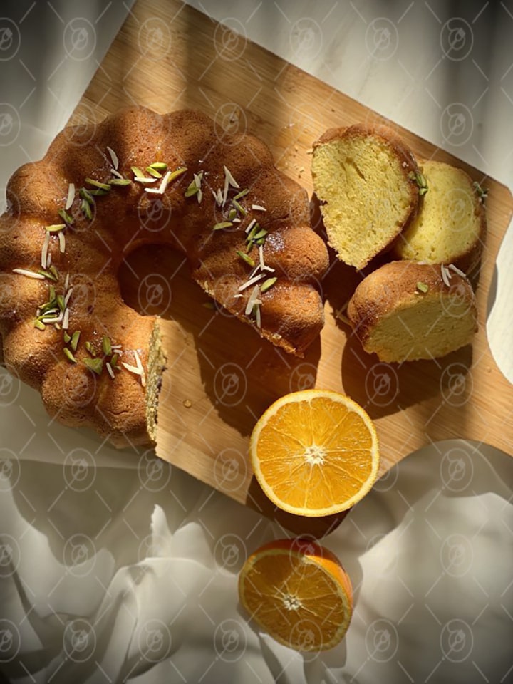 کیک پرتقال خانگی فوری و سریع کیک پرتقال خانگی فوری و سریع