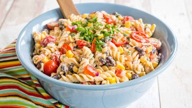 سالاد ماکارونی مکزیکی