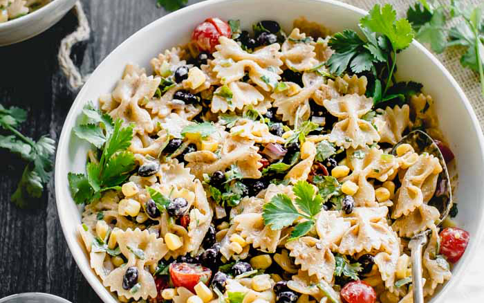 سالاد ماکارونی مکزیکی سالاد ماکارونی مکزیکی