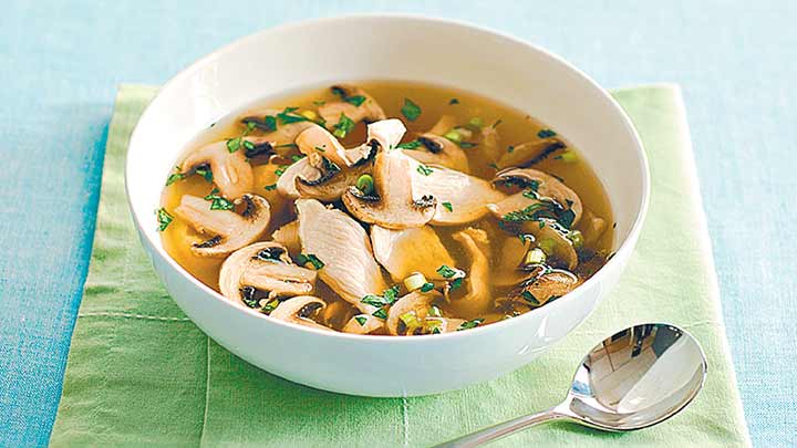 طرز تهیه سوپ قارچ و مرغ طرز تهیه سوپ قارچ و مرغ