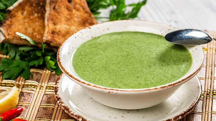 مراحل تهیه سوپ جعفری