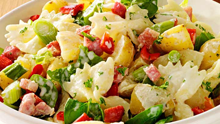 چند فوت و فن کوزهگری در تهیه سالاد ماکارونی با سیب زمینی چند فوت و فن کوزهگری در تهیه سالاد ماکارونی با سیب زمینی