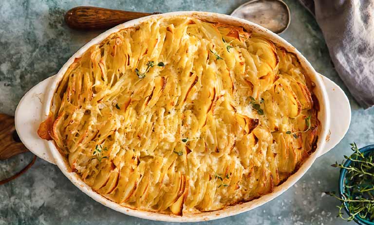 ترفندهایی برای خوشمزهتر شدن اسکالوپ سیبزمینی ترفندهایی برای خوشمزهتر شدن اسکالوپ سیبزمینی