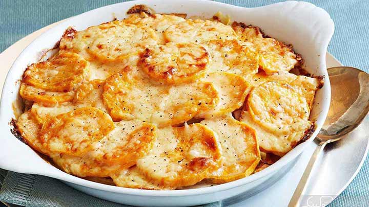 طرز تهیه سوفله سیب زمینی