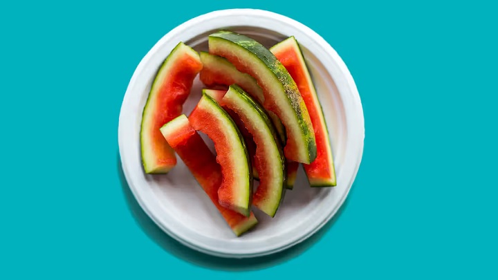 بخش سفید هندوانه از تفاله های قابل استفاده