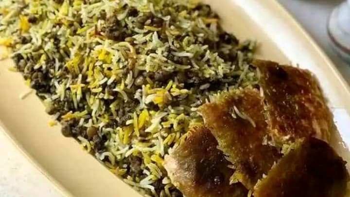 دستور پخت عدس پلو خوشمزه مغان