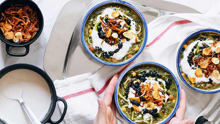 طرز تهیه آش رشته طرز تهیه آش رشته