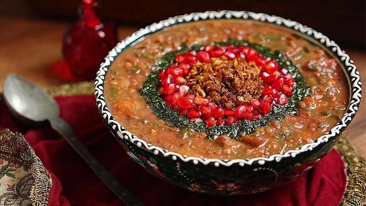 طرز تهیه آش انار طرز تهیه آش انار