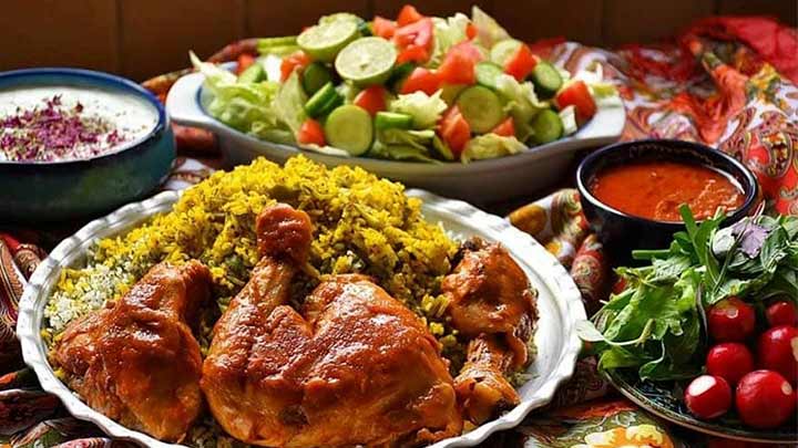 طرز تهیه باقالی پلو با مرغ