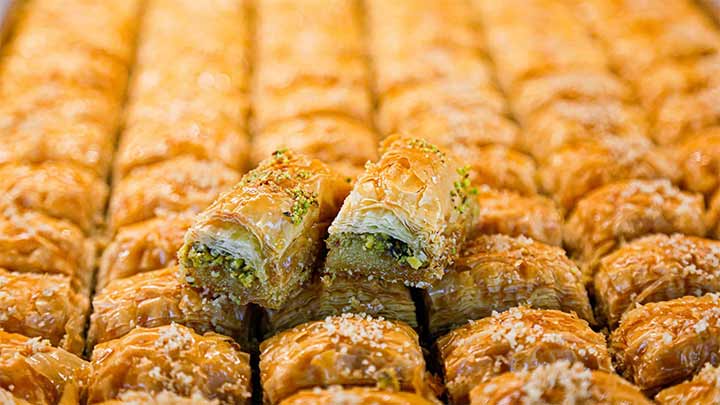 طرز تهیه باقلوا ترکی