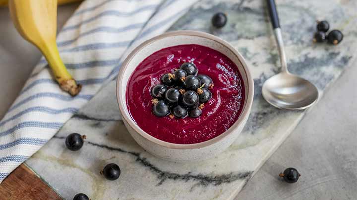 مراحل تهیه دسر موس لبو