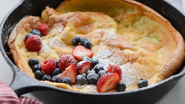 طرز تهیه پنکیک آلمانی (داچ بیبی) طرز تهیه پنکیک آلمانی (داچ بیبی)