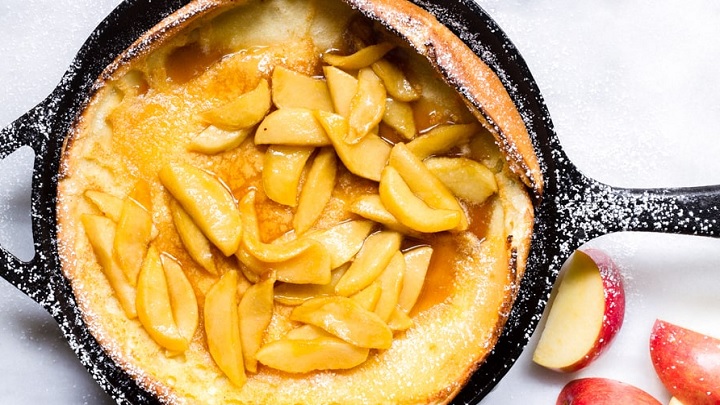 طرز تهیه پنکیک آلمانی (داچ بیبی) طرز تهیه پنکیک آلمانی (داچ بیبی)