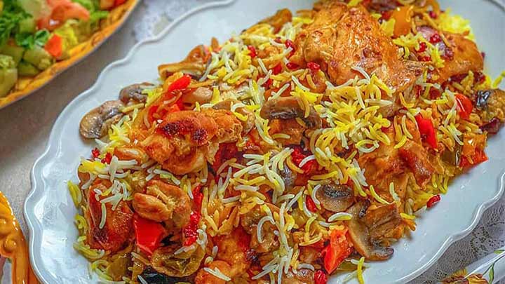 طرز تهیه قاطی پلو