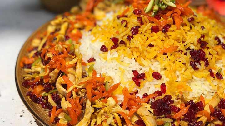 طرز تهیه هویج پلو با مرغ