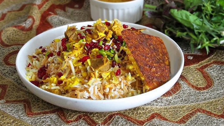 طرز تهیه مانی پلو با مرغ طرز تهیه مانی پلو با مرغ