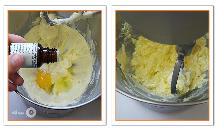 اسانس آناناس را به مواد خمیر شیرینی قطاب اضافه کنید