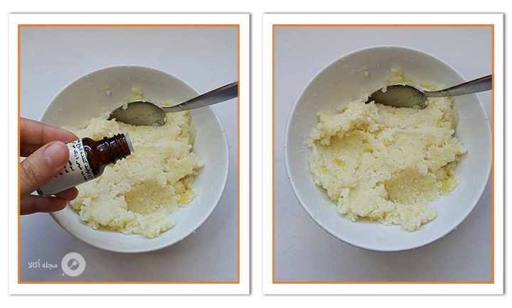 چند قطره اسانس آناناس به مواد داخل قطاب آناناسی اضافه کنید