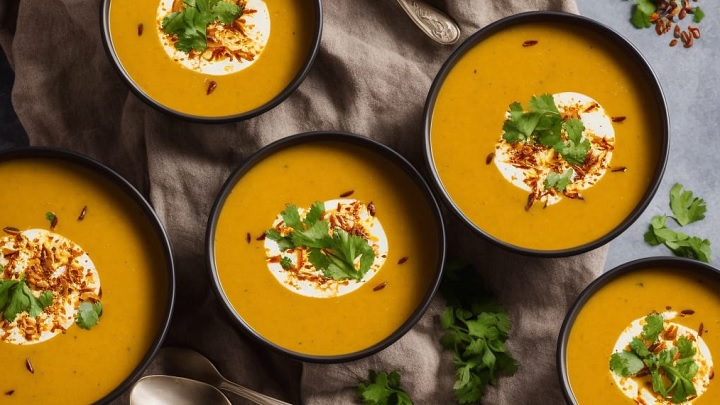 مراحل طرز تهیه سوپ زعفرانی با شیر